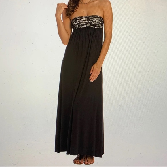 Luxe By Lisa Vogel Night Vision maxi Dress - Picture 1 of 5